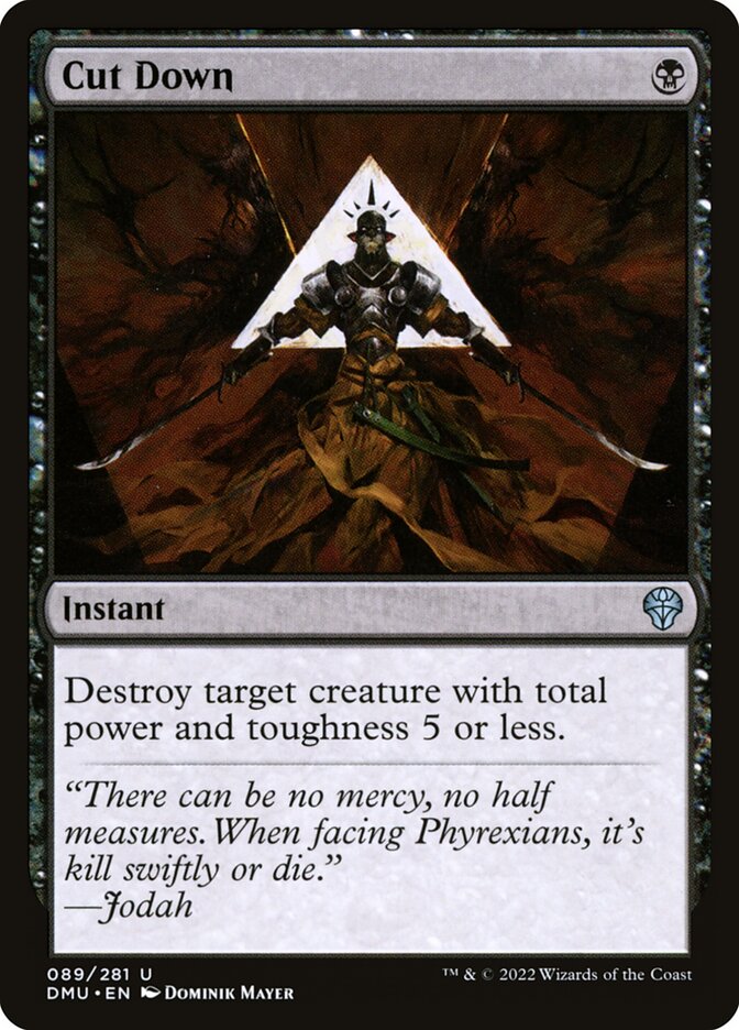 Cut Down in its Dominaria United printing