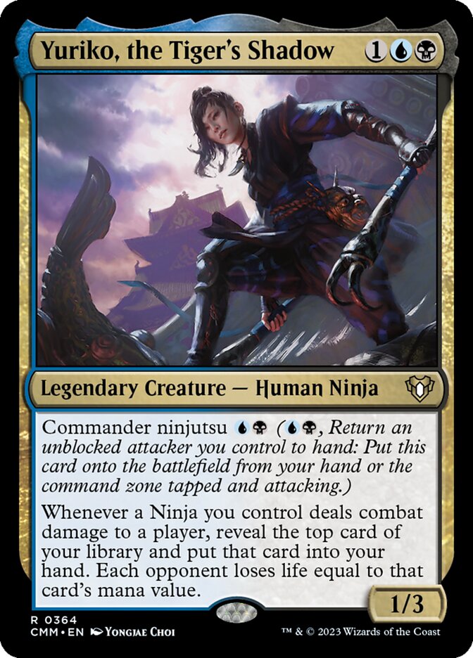 Yuriko, the Tiger's Shadow card from Commander Masters
