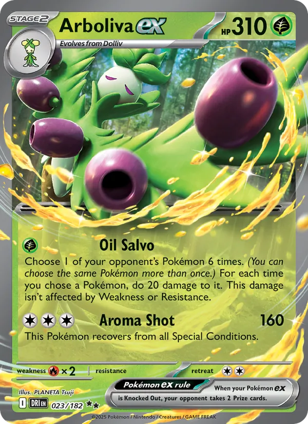 Carta Arboliva ex, de la colección Destined Rivals